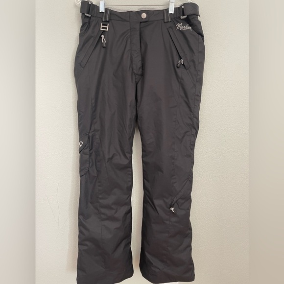 Women’s Snowboard Snow Ski Waterproof Pants Size M Black - Picture 1 of 5